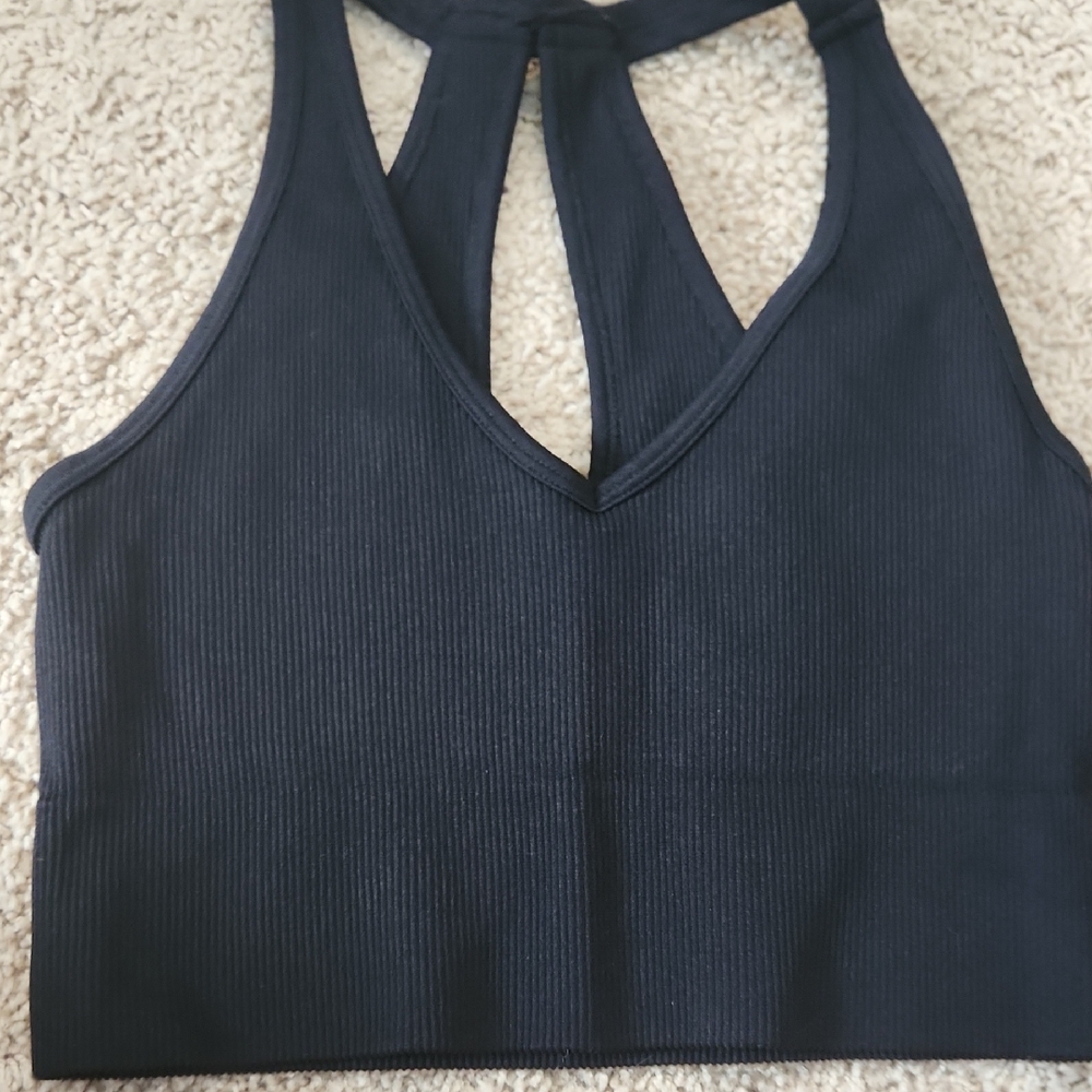 Yogalicious Black Long Line Bralettes Set Of 2